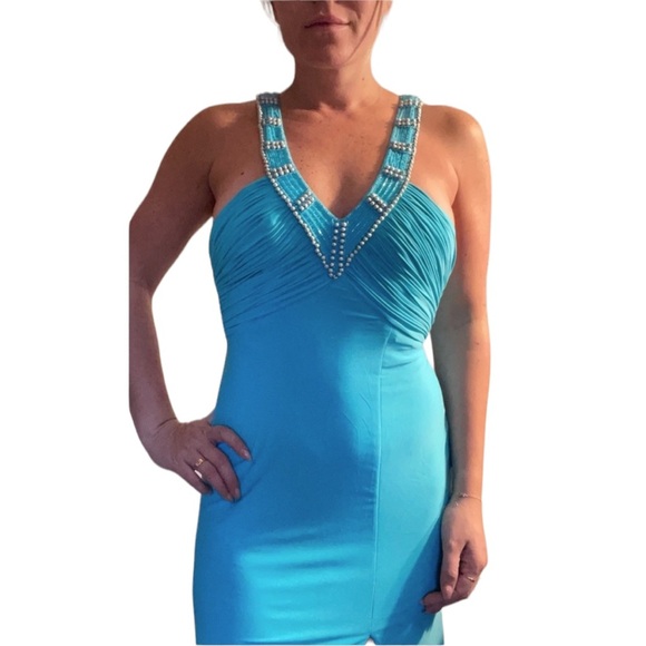 Jovani Gown Light Blue - Picture 3 of 4